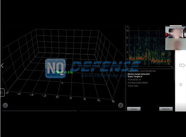 Online Demo of Through Wall Radar for Customer